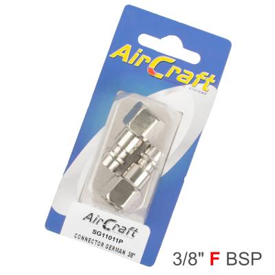 CONNECTOR GERMAN 3/8' FEMALE 2PC PACK — image 1