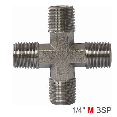 CROSS TYPE CONNECTOR MMMM 1/4' — image 1
