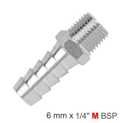 HOSETAIL 1/4'M X 6MM BULK — image 1
