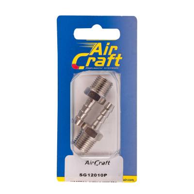 HOSETAIL 1/4'M X 6MM 2PC PACK — image 1