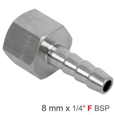 HOSETAIL 1/4'F X 8MM BULK — image 1