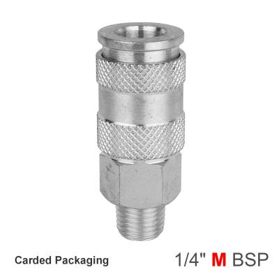 QUICK COUPLER UNIVERSAL 1/4' MALE 1PC PACK — image 1