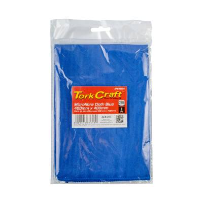 MICROFIBRE CLOTH BLUE 400MM X 400MM — image 1