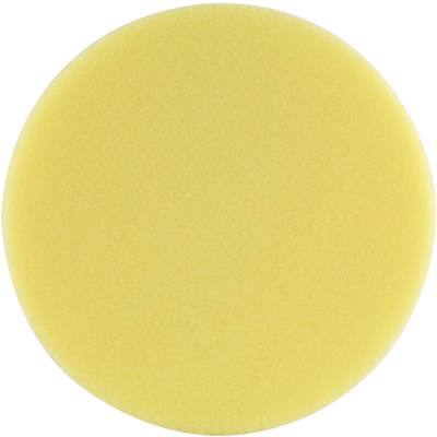 FOAM PAD HOOK AND LOOP YELLOW SPONGE 150MM 6' HEAVY CUTTING — image 1
