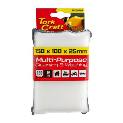 CLEANING SPONGE 2PC GENL PURP. MICROFIBRE — image 1