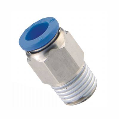PU HOSE FITTING STRAIGHT STUD 6MM-M5 MALE — image 1