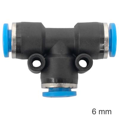 PU HOSE FITTING TEE 6MM — image 1