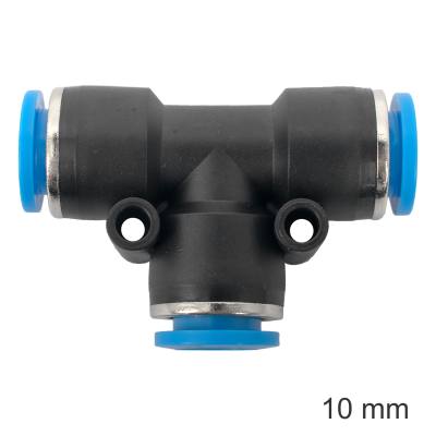PU HOSE FITTING TEE 10MM — image 1