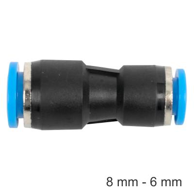 PU HOSE FITTING REDUCER 8MM-6MM — image 1