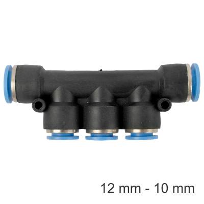 PU HOSE FITTING MANIFOLD 12MM-10MM — image 1