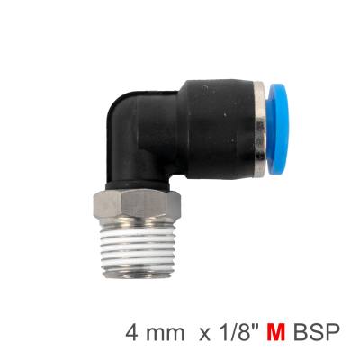 ELBOW 4MM-1/8 M PU HOSE FITTING — image 1