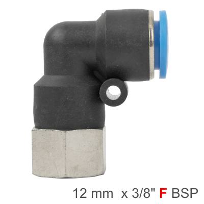 PU HOSE FITTING ELBOW 12MM-3/8 F — image 1