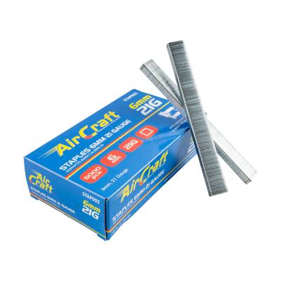 STAPLES 6MM 21 GAUGE 5000 PER BOX — image 1