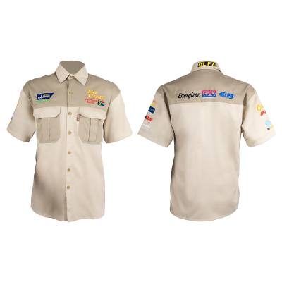 VERMONT MENS BUSH SHIRT KHAKI 100% COTTON 2XL — image 1