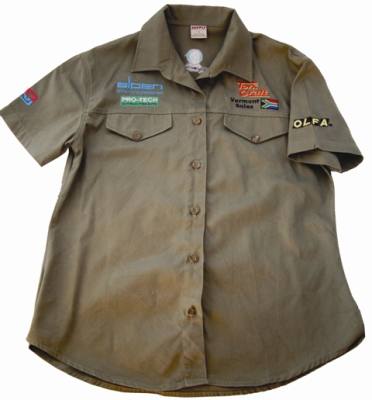 VERMONT MENS BUSH SHIRT KHAKI 100% COTTON 3XL — image 1
