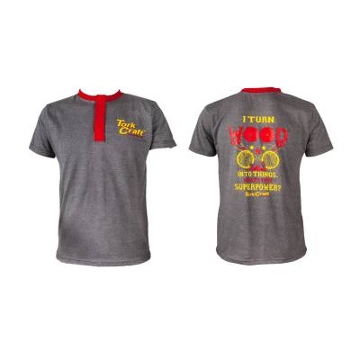 TORK CRAFT T-SHIRT GREY - X-LARGE -  I TURN WOOD — image 1