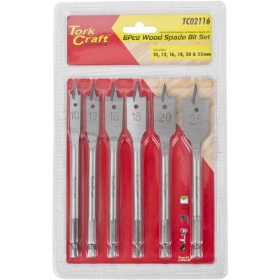SPADE BIT SET 6PCE — image 1