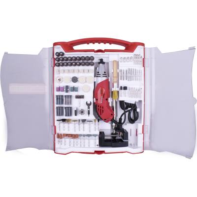 ROTARY TOOL 170W ACCESSORY SET 245PC WITH STAND AND FLEX SHAFT — image 1