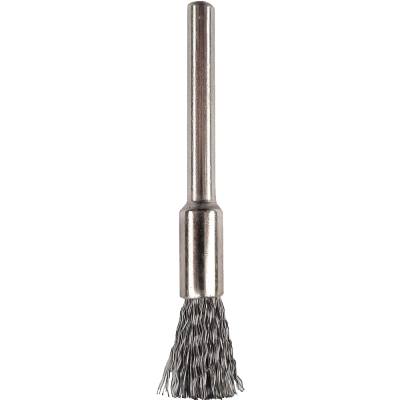 MINI CARBON STEEL BRUSH 5.0MM END 3.2MM SHANK — image 1