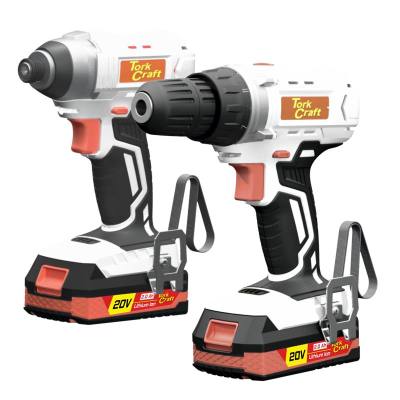 DRILL & IMPACT DRIVER TWIN PACK 20V 2 X 2.0AH BAT STD CHARG CARRY BAG — image 1