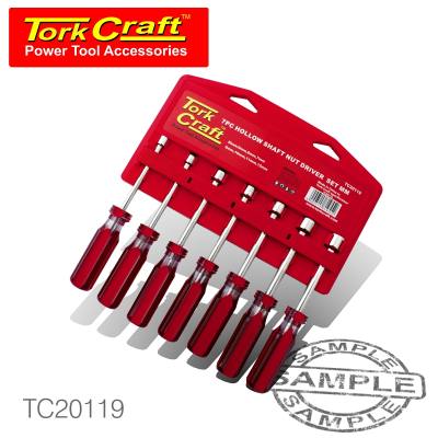 7 PIECE NUT DRIVER SET 5.5/6/7/8/10/12/13MM CRV METRIC — image 1