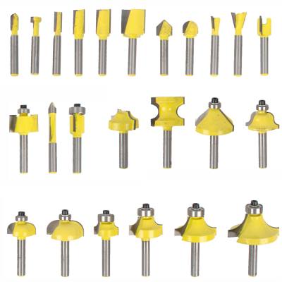 ROUTER BIT SET 24PC ALUM.CASE 1/4' — image 1