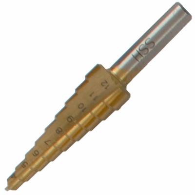 STEP DRILL HSS 4-12MMX1MM — image 1
