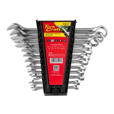 12PCS COMBINATION SPANNER SET 6-7-8-9-10-11-12-13-14-17-19-22MM — image 1