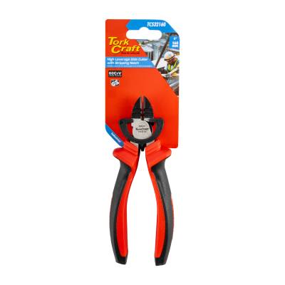 SIDE/DIAGONAL CUTTER HIGH LEVERAGE CRV 160MM W/STRIPPING NOTCH INDUSRI — image 1