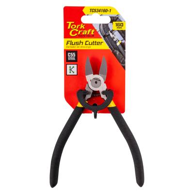 PLASTIC CUTTER 160MM DIAGONAL SIDE CUTTER PLIERS FLUSH CUT CABLE TIE — image 1