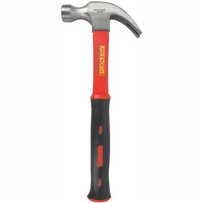 HAMMER CLAW 570G (20OZ) FIBREGLASS HANDLE 295MM & FULL POL HEAD — image 1