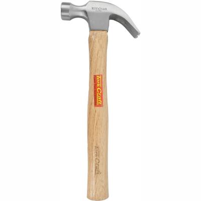 HAMMER CLAW 450G (16OZ) WOODEN HANDLE 280MM & FULL POL HEAD — image 1