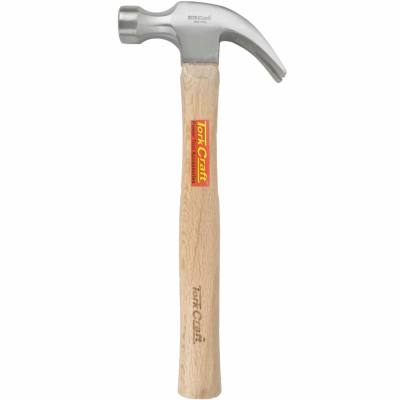 HAMMER CLAW 570G (20OZ) WOODEN HANDLE 280MM & FULL POL HEAD — image 1