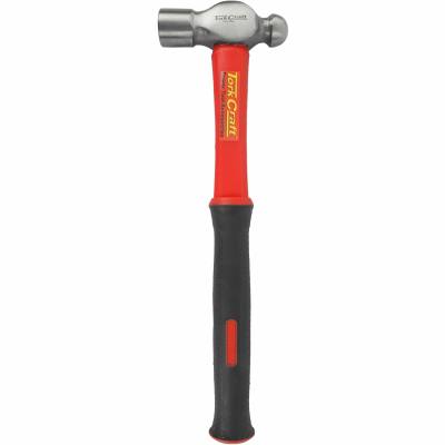 HAMMER BALL PEIN 450G (16OZ) FIBREGLASS HANDLE 310MM & FULL POL HEAD — image 1