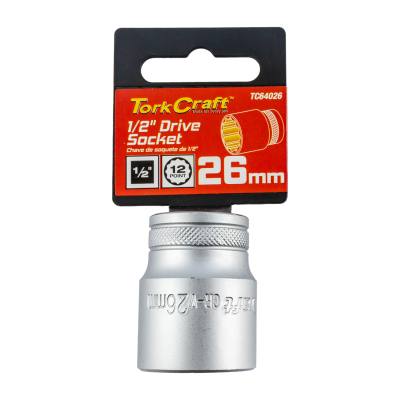 SOCKET 26MM X 41.8MM 1/2' DRIVE CRV 12 POINT — image 1