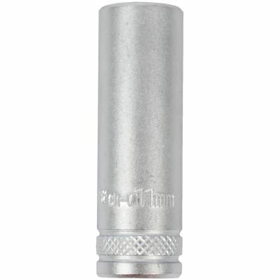 SOCKET 11MM 1/4' DR DEEP SOCKET CRV 12 POINT — image 1