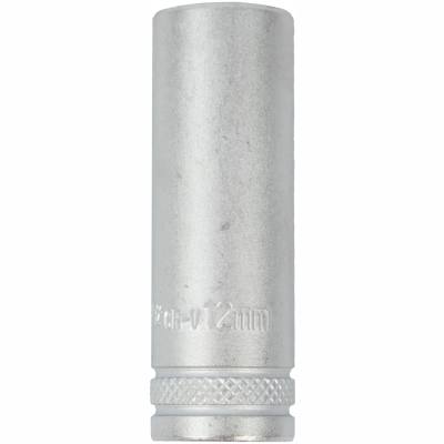 SOCKET 12MM 1/4' DR DEEP SOCKET CRV 12 POINT — image 1