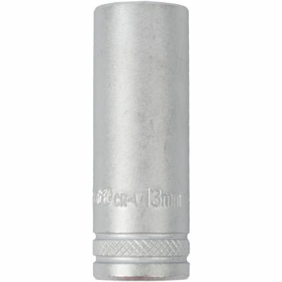 SOCKET 13MM 1/4' DR DEEP SOCKET CRV 12 POINT — image 1