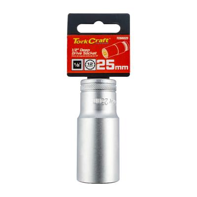 SOCKET 25MM 1/2' DR DEEP SOCKET CRV 12 POINT — image 1