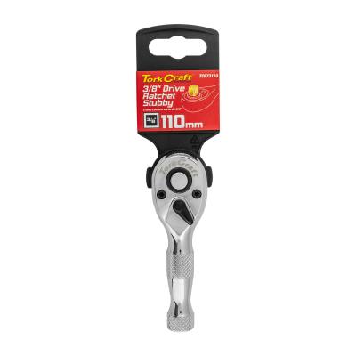 RATCHET 110MM 3/8' DRIVE STEEL HANDLE STUBBY — image 1