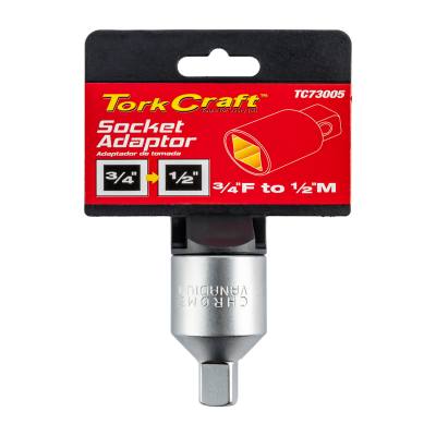 SOCKET ADAPTOR 3/4'F X 1/2'M SQUARE — image 1