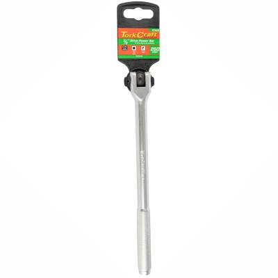POWER BAR 3/8'M DRIVE 250MM SWIVEL HEAD  STEEL HANDLE SOCKET — image 1