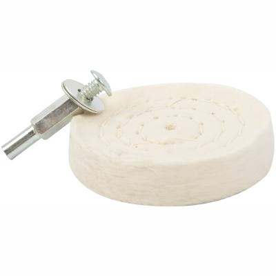 COTTON BUFF 75MM X 6MM SHANK — image 1