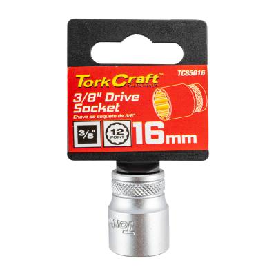 SOCKET 3/8'DR 16MM 12PT CRV — image 1