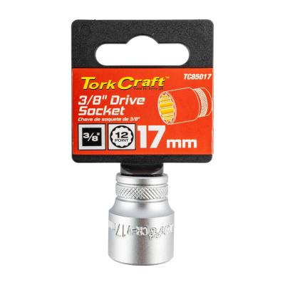 SOCKET 3/8'DR 17MM 12PT CRV — image 1