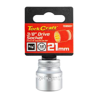 SOCKET 3/8'DR 21MM 12PT CRV — image 1
