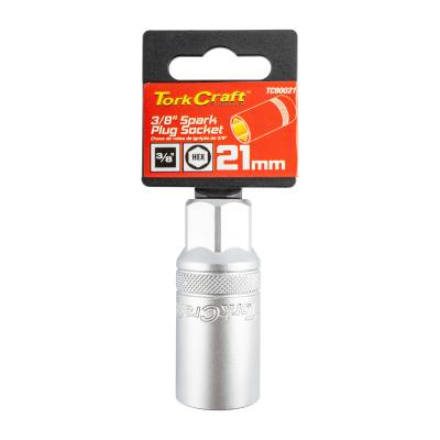 SPARK PLUG SOCKET 21MM X 65MM X 3/8'DR CRV — image 1