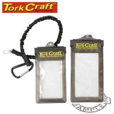 TWIN PHONE PROTECTION POUCH KIT 2 X POUCH 1 X LANYARD PVC WATERPROOF — image 1