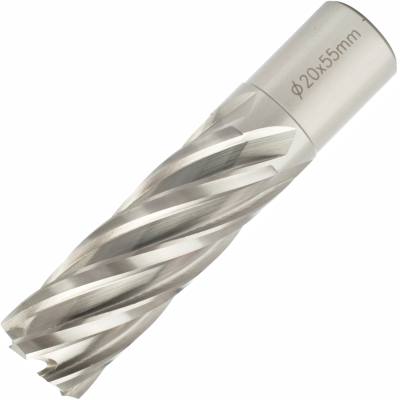 ANNULAR HOLE CUTTER HSS 20 X 55MM WELD SHANK 19.05MM — image 1
