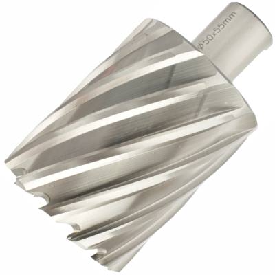 ANNULAR HOLE CUTTER HSS 50 X 55MM WELD SHANK 19.05MM — image 1